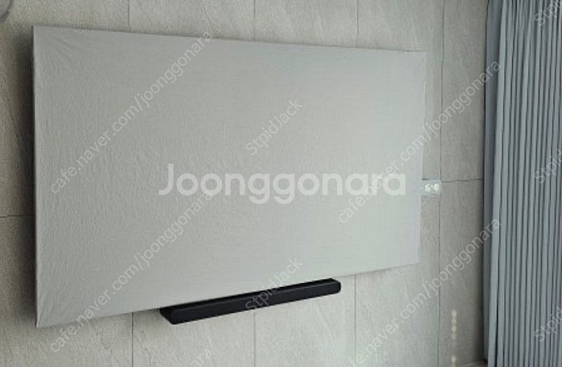 무지 티비커버 핸드메이드 tv가리개 티비덮개--3