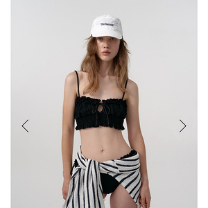 더바넷 Breeze Ruffle Bikini_Black