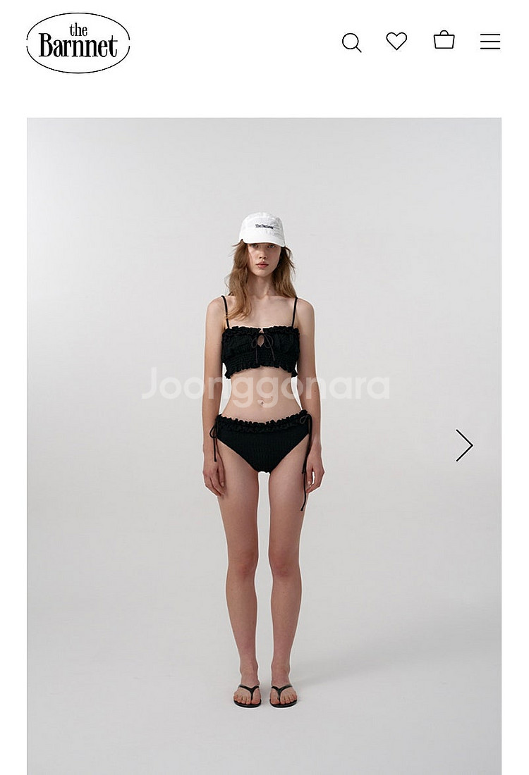 더바넷 Breeze Ruffle Bikini_Black--1