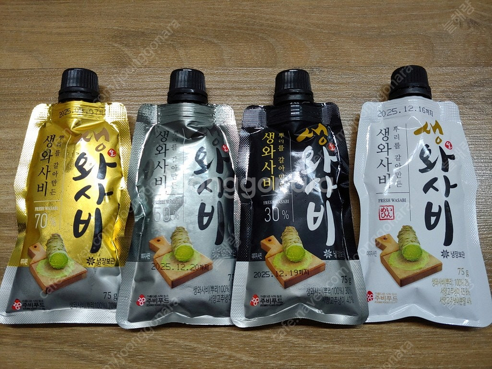 주비푸드 갈아만든 생와사비 + 간장소스 세트 고추냉이 ...--1