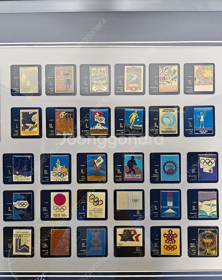 올림픽기념휘장 1896~1988 (시리얼번호 0457)--5