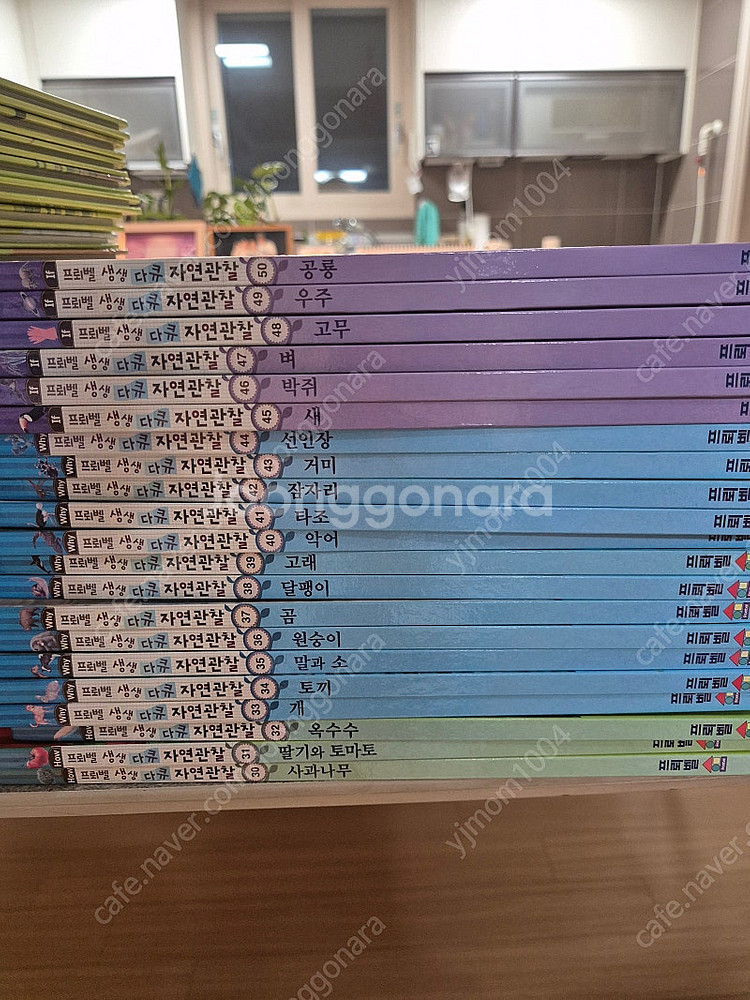프뢰벨 생생다큐 자연관할 전집50권 외(택포--1