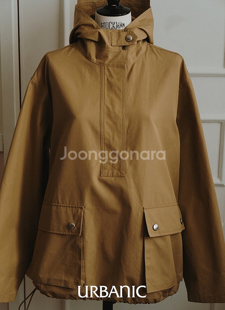 얼바닉30 smock 스모크 자켓 - 베이지--2