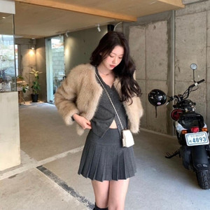 르플레인 마가렛 스커트 m