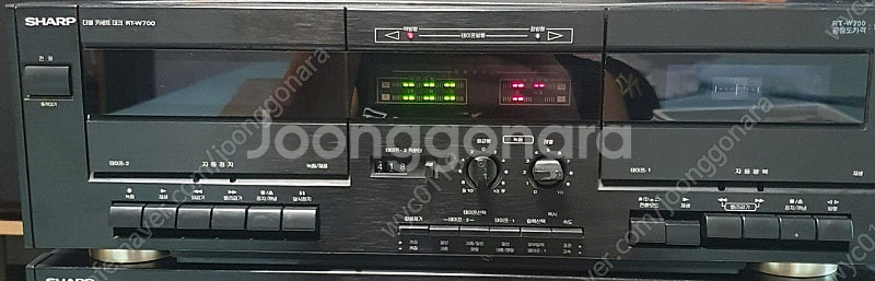 샤프 더블 카세트데크 RT-W700--0