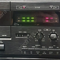 샤프 더블 카세트데크 RT-W700