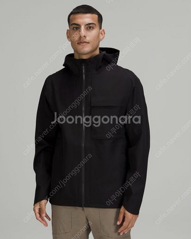 명품 운동복 룰루레몬 워터프루프 바람막이 블랙 자켓--0