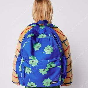 (새상품, 정품) 25aw 보보쇼즈 럭키 클로버 범벅 스쿨 백팩