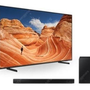 삼성 Qled 4K 75인치 슬림핏 벽결이 + 사운드바