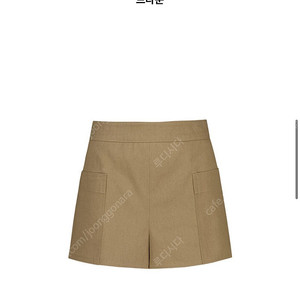 [새상품] 더로랑 Stitched pocket cotton pants 스티치 포켓 팬츠 브라운 M