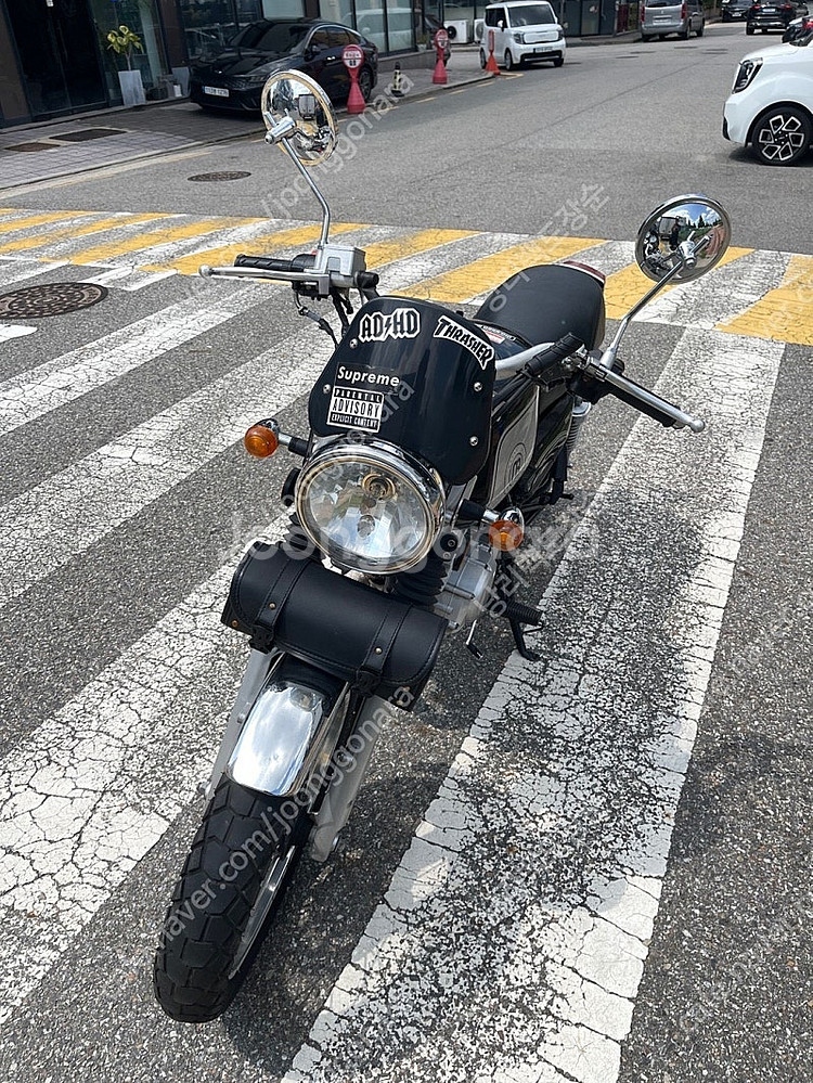 모토비125 18년식 1만km 클래식 메뉴얼바이크--1
