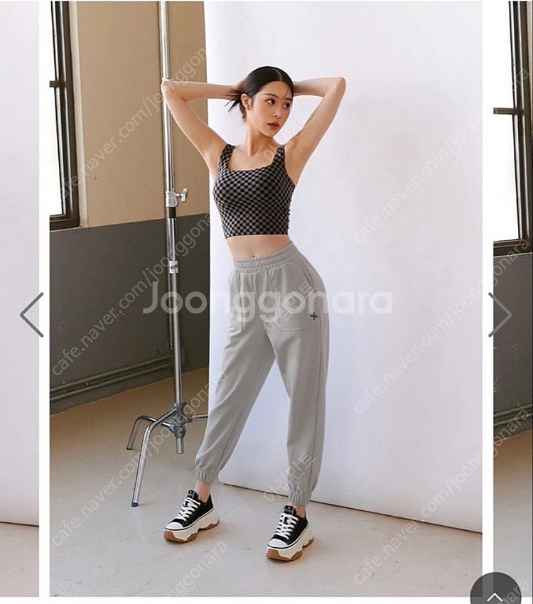 젝시믹스 아웃포켓 조거팬츠 오이스타그레이m 운동복 요가...--0