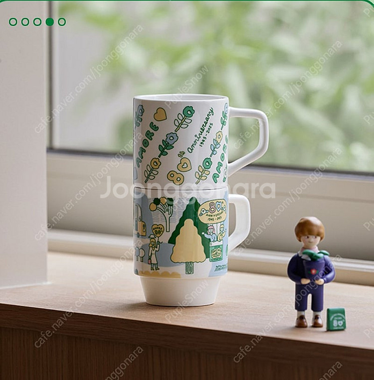 아모레몰x서커스보이밴드 머그4P 팝니다--3