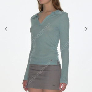 [새상품] 크랭크 slim microskirt pants light grey M