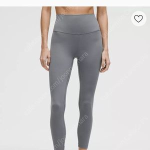 룰루레몬 얼라인 팬츠 레깅스 [새상품] Align High Rise Pant 그레이 사이즈8
