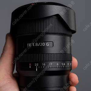 소니 FE 20mm F1.8 G 렌즈