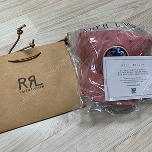 RRL 더블알엘 볼캡 핑크 새상품(국내매장판)