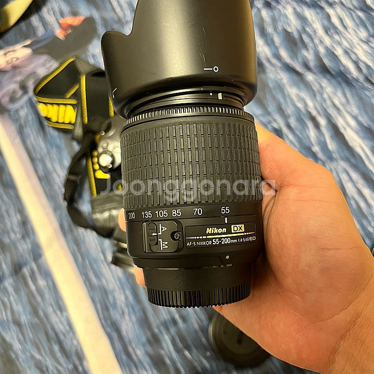 니콘 D40 + 55-200mm 렌즈 팝니다.--2