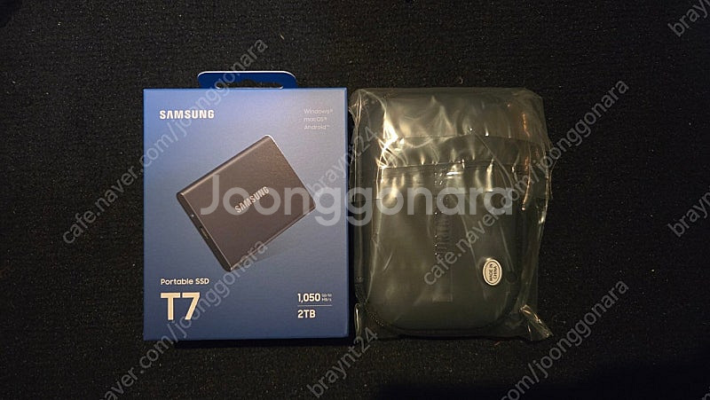 삼성외장ssd T7 2tb(국내장품, 미개봉, 파우치 ...--0