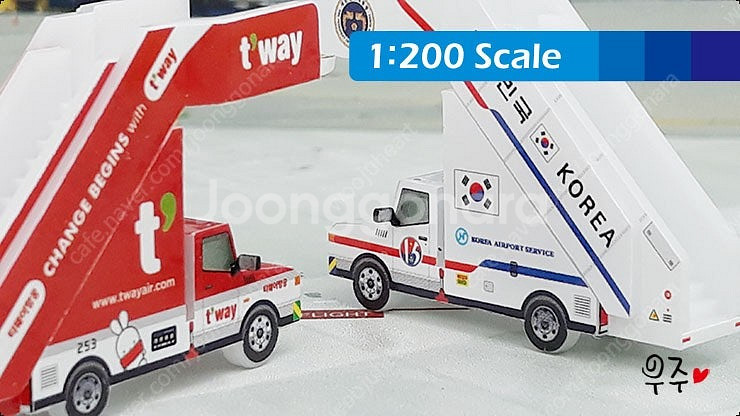 1:200 스케일 공항디오라마 "공군1호기 스텝카" (...--7