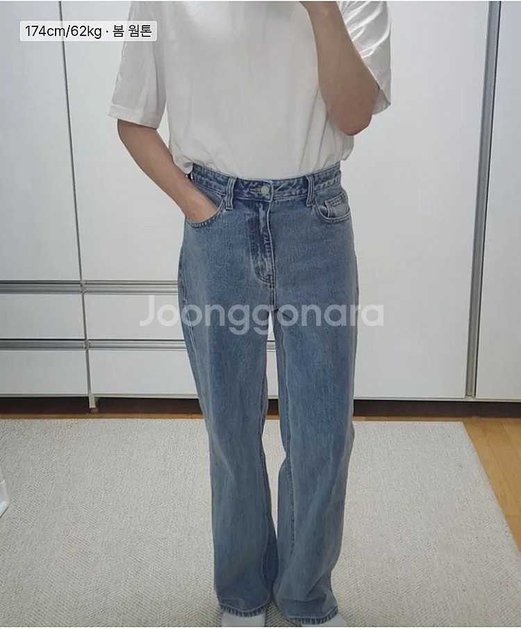 [29] 무신사 스탠다드 와이드 데님 팬츠--0