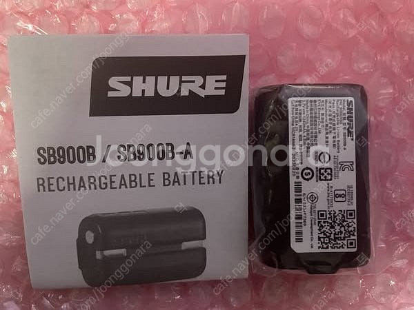 슈어[SHURE] 충전시 배터리 Sb-900 새제품--0