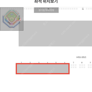 9/11 삼성vsSSG 캠핑존 명당 4 /12인 가능