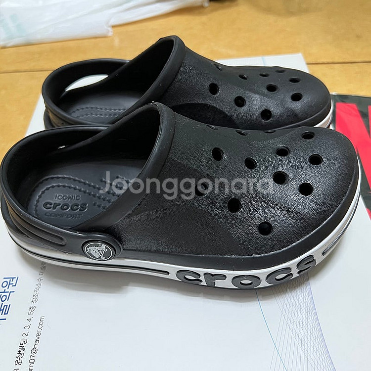 바야밴드 클로그 키즈 블랙 c12(180) + 스누피,...--0