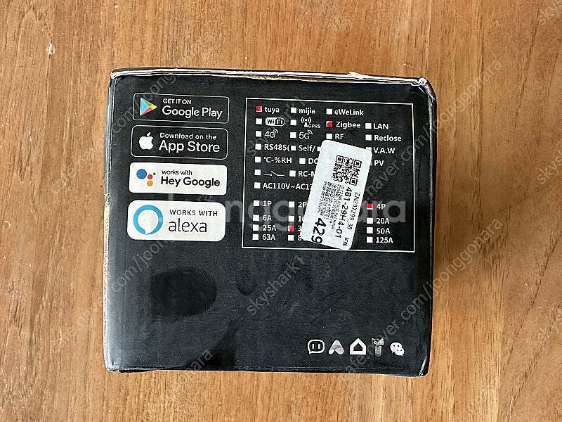 와이파이 누전차단기 4p 32A zigbee aliex...--1