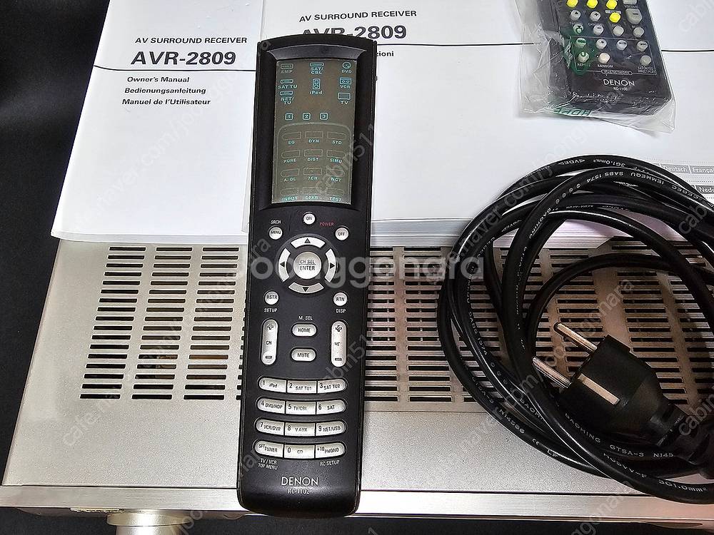 데논 AVR-2809 리시버 아주 싸게 팝니다.--6