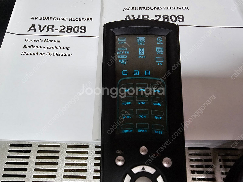 데논 AVR-2809 리시버 아주 싸게 팝니다.--7