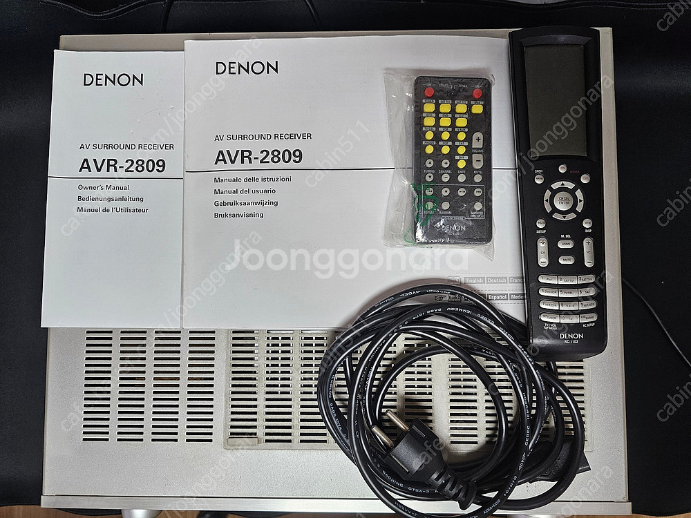 데논 AVR-2809 리시버 아주 싸게 팝니다.--9