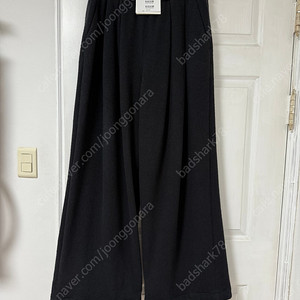 [48] 24FW 우영미 블랙 코튼 부클 스웨트팬츠