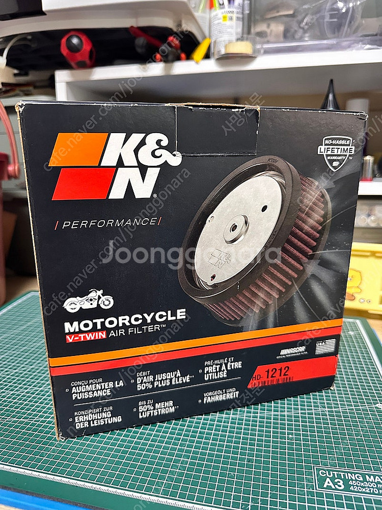 k&n hd-1212 스포스터 순정형 에어필터 판매합니다.--0