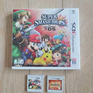 닌텐도 3ds 슈퍼 스매시브라더스+포켓몬스터 썬(포켓몬스터썬)한글판 일괄