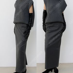 R2W Melonia wool maxi SK(멜로니아) 2(M) 그레이(가격인하) 택포 12