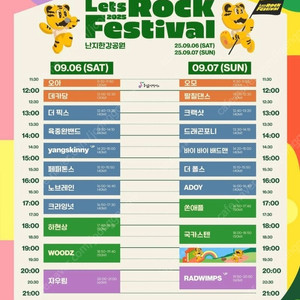 2025 렛츠락 페스티벌 일요일권(조건부 환급, 내용 확인)
