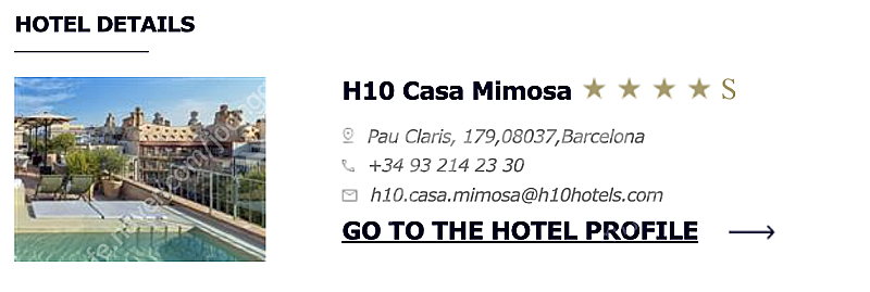H10 Casa Mimosa(카사미모사) - 바르셀로나 숙소 클래식룸 /성인 2명 /(25.10.14~19) 양도 ...--0