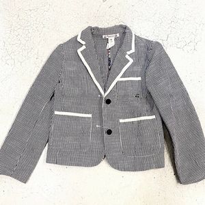 봉쁘앙 스트라이프 테일러 자켓 8y.