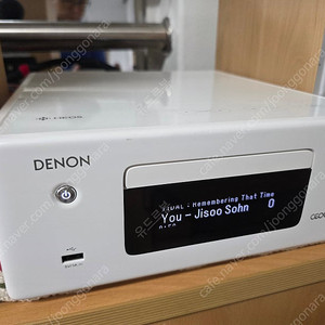 DENON 데논 네트워크 올인원 리시버 앰프 RCD-N10 화이트 + 달리 북쉘프 스피커 오베론1 라이트 오크