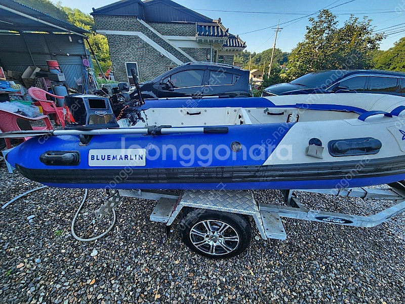 330콤비보트(블루마린),선외기18마력(도하츠) 일괄--2