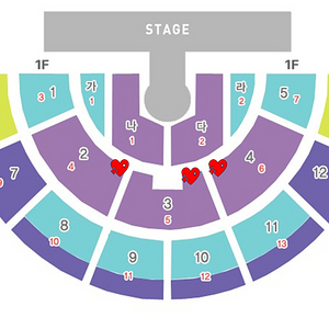[최고명당] 황영웅 콘서트 VIP 1층 2~4구역 2~4연석 양도