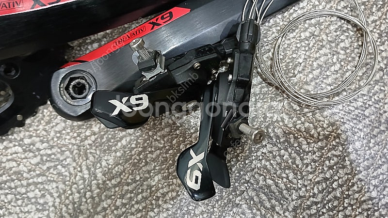 스램 X-9 30단 그룹셋 + 브레이크--2