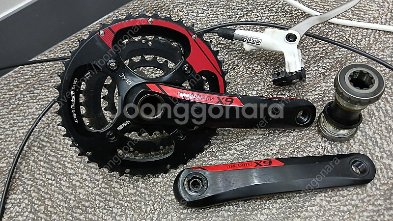 스램 X-9 30단 그룹셋 + 브레이크--7