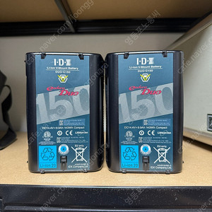 IDX DUO-C150 V마운트 배터리 판매