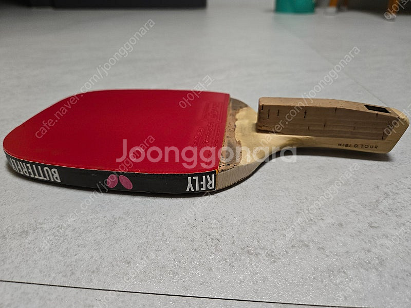 탁구라켓, 히비오 투어, 왼손그립, 직거래 희망, 문자...--0