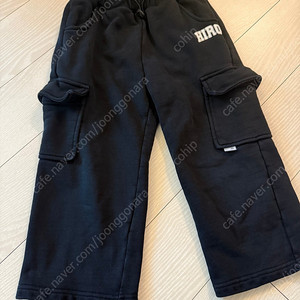 히로 구상 블랭크스웻팬츠 블랙 120