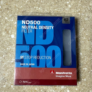 맨프로토 nd 필터 nd500 62mm