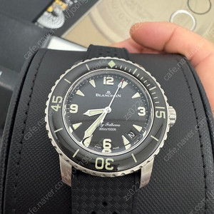 블랑팡 피프티패덤즈 42mm 블랙 티타늄 신형
