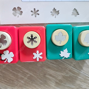 칼 크래프트 모양펀치 4종 세트